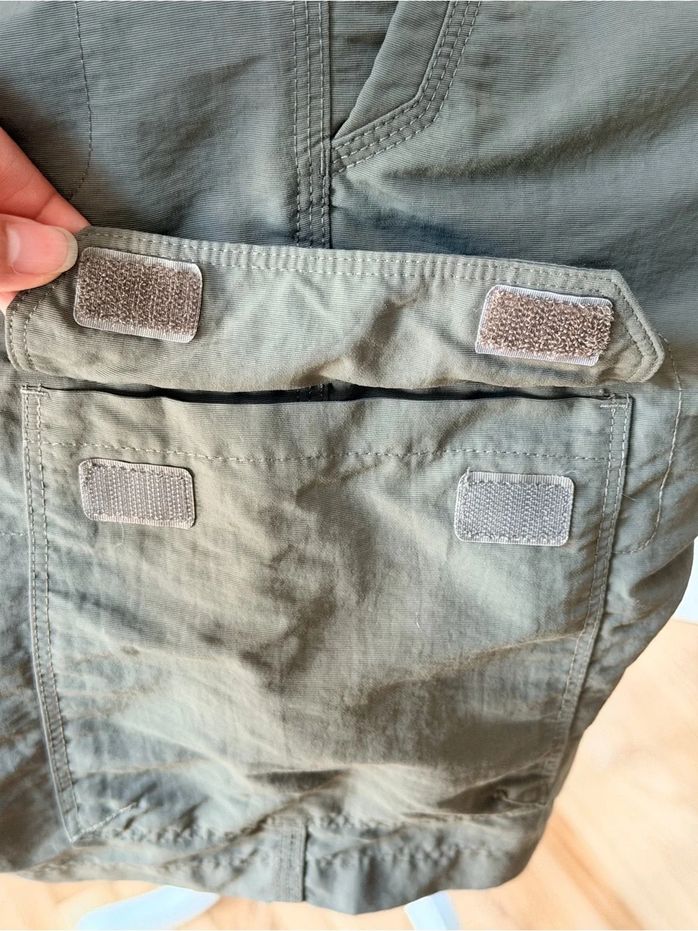 The North Face Men's Khaki Cargo Hiking Shorts Size 30